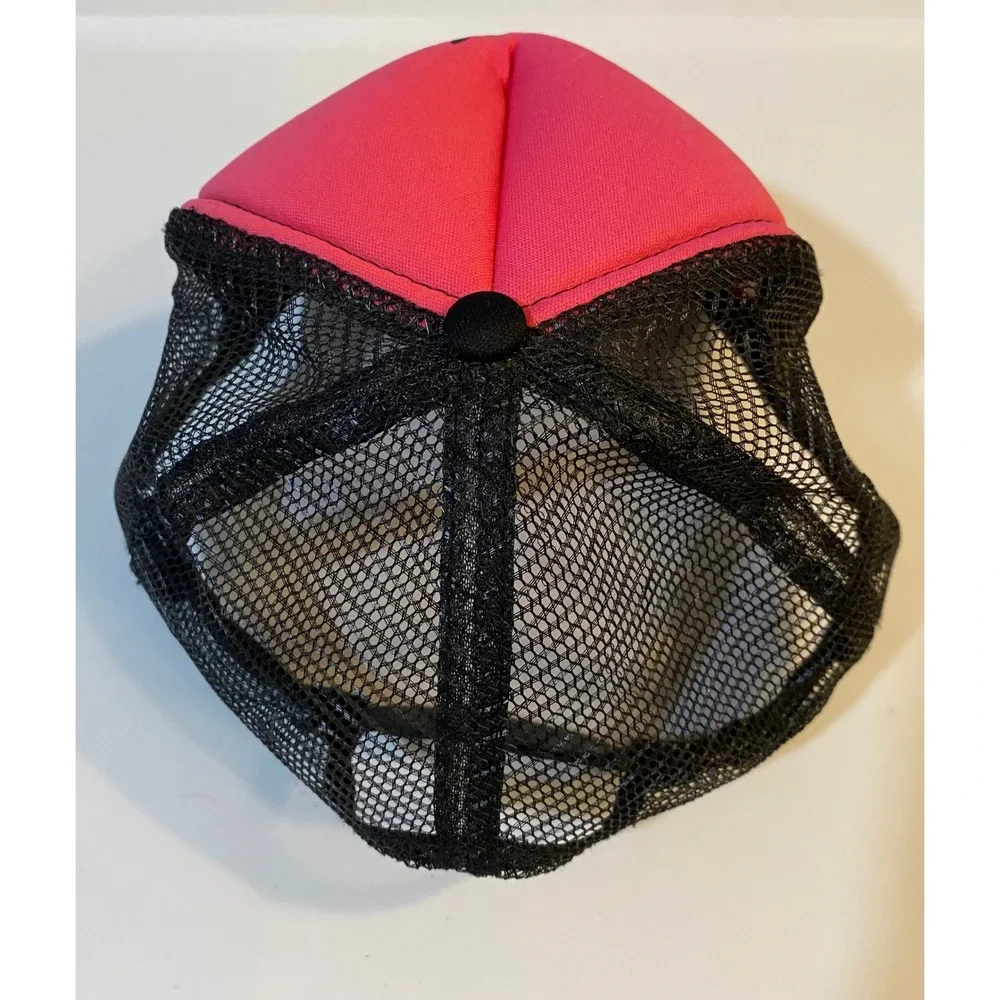 Hawaiian Headwear Kauai Surf Van Trucker Hat‎ Pink Black Snapback Mesh Cap